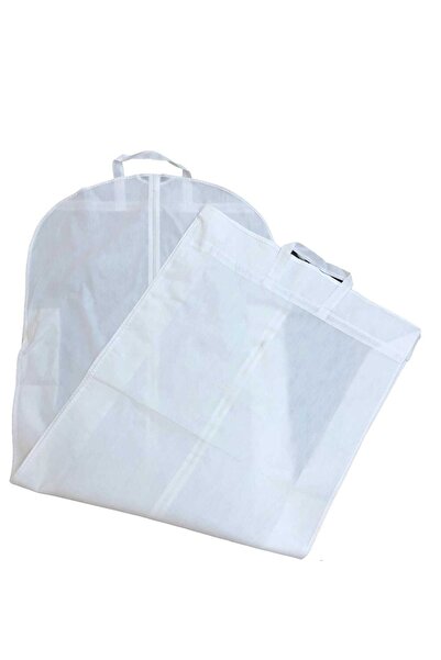 ekol ambalaj Beyaz Gelinlik Kılıfı (5 Adet) (70*180 *20cm )