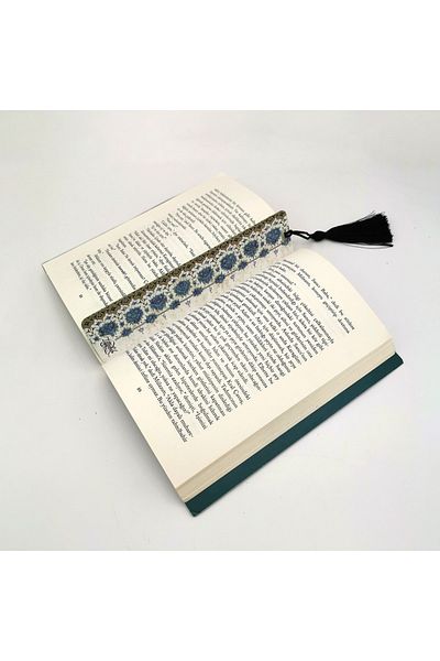 BAKSEPETE Rumi Pattern Printed, Tasseled Bookmark (gift Bookmark, bookmark-123)