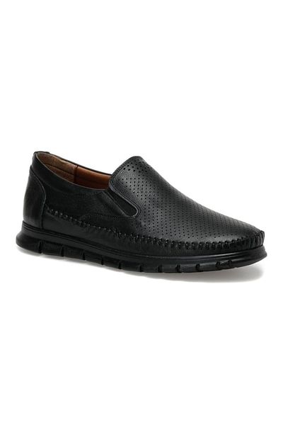 Polaris 102478 Model - Black Genuine Leather, 5 Point Orthopedic Comfort Shoes