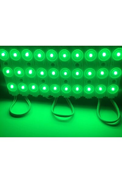 tawitec 3’ Lü Mercek Modül Led – 1.5 Watt – 12 Volt – Smd 2835 – Yeşil - 10 Adet