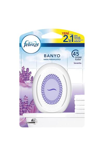 Febreze Hava Ferahlatıcı Banyo Oda Kokusu Lavanta 7,5 Ml X8 Adet