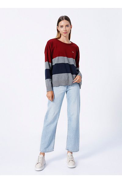 U.S. Polo Assn. High Collar Red Women's Sweater Talya