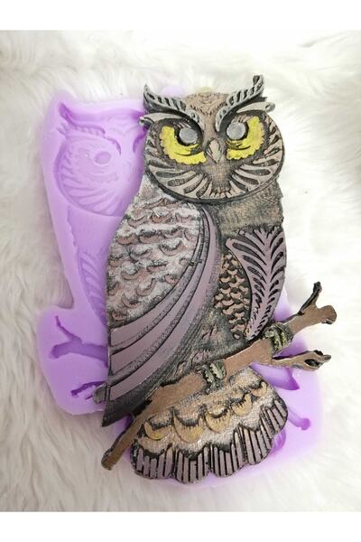 Gardenia Art Hobi Baykuş Duvar Mask Süsü Silikon Kalıbı