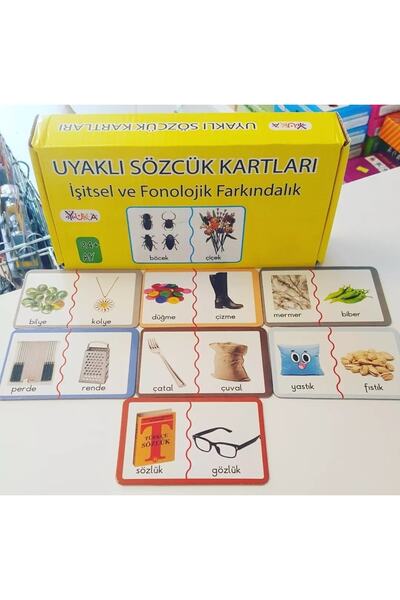 Rhyming Vocabulary Cards Auditory and Phonological Awareness Special Education Yukakids
