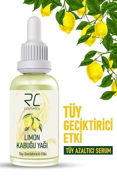 RC COSMETİCS Lemon Peel Oil - 30ml Hair Delaying and Reducing Serum