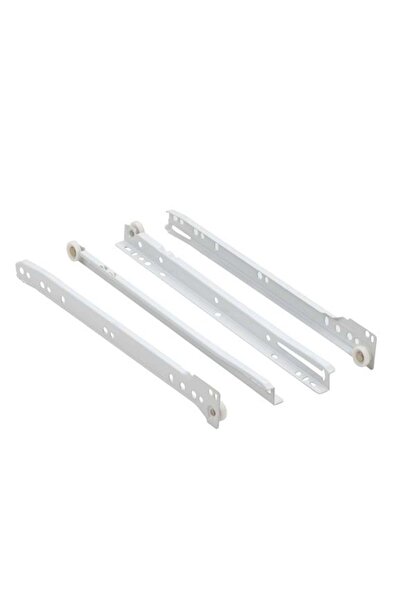 Genel Markalar Standart Çekmece Kızağı Dolap Çekmece Rayı Beyaz 50cm 1 Takım ...
