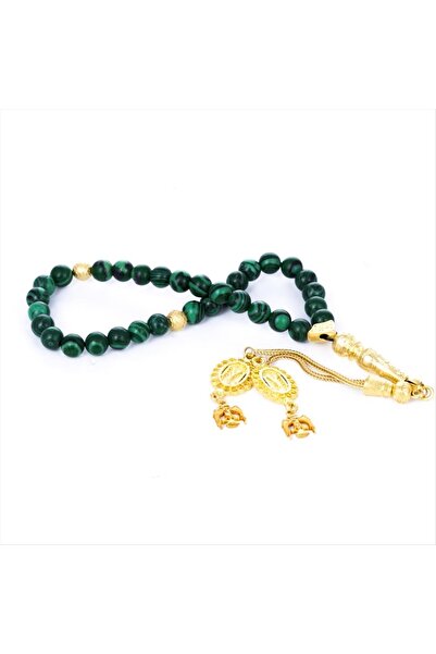 Bijuteri Net سبحة من حجر الملاحيط الطبيعي 8 ملم