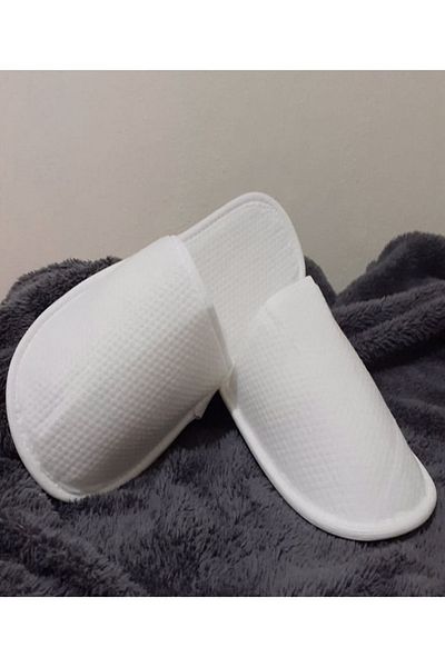 Teksar Disposable Honeycomb Pattern Slippers 25 Pieces