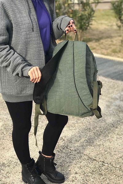DodoButik Rucsac de dimensiuni mari, rezistent la ploaie, cu mai multe buzunare