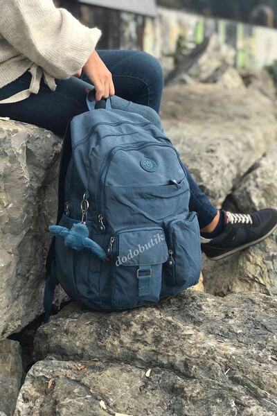 DodoButik Rucsac de dimensiuni mari, rezistent la ploaie, cu mai multe buzunare