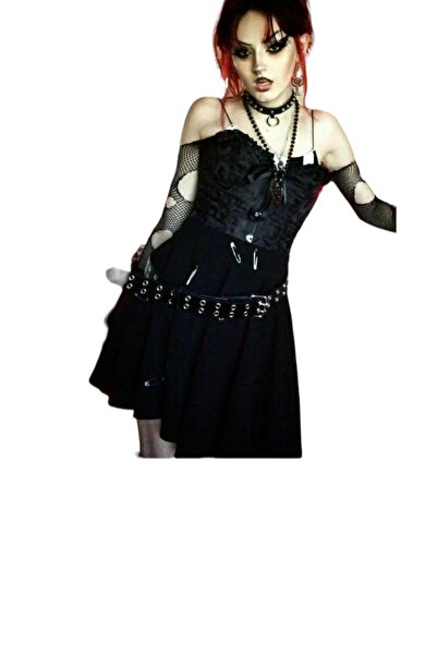 targay Kovboy Piramit Gothic Punk Metallica Tarzı Zımbalı Kemer