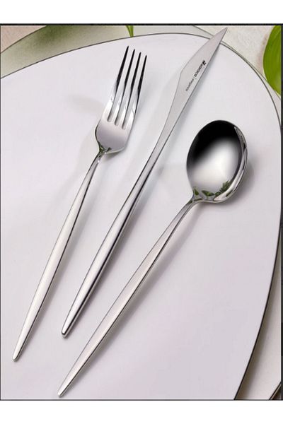 Karaca Porto 60 Piece Elegance Cutlery Set for 12 People with Box