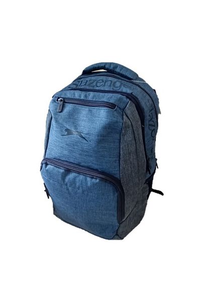 Slazenger Rucsac cu patru compartimente imprimat coloană bleumarin 21131