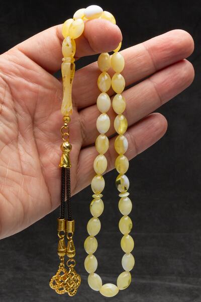 OTTOTESBİH Чоловічий калінгградський ароматичний бейрутський бурштиновий чотки