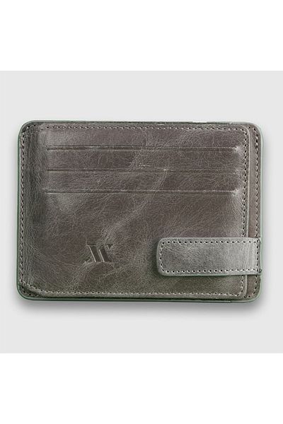 My Valice Men's Genuine Leather Wallet and Card Holder 1803 Gray