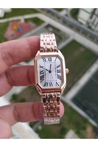 İSTLİV Minimal Kare Rose Kadın Kol Saati