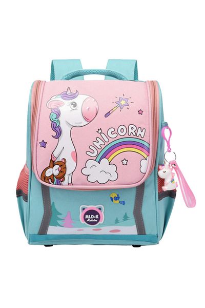 Petityu Rucsac Unicorn pentru școala primară și gimnaziu Rucsac de dimensiuni mari, impermeabil și ușor