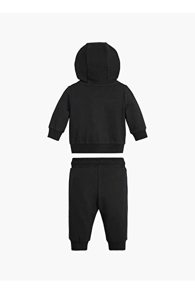 Calvin Klein Düz Siyah Bebek Eşofman Takımı In0ın00019