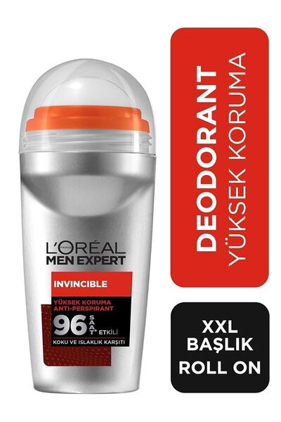 L'Oreal Paris Invincible Anti Perspirant Yüksek Koruma Erkek Roll On 50_ml.
