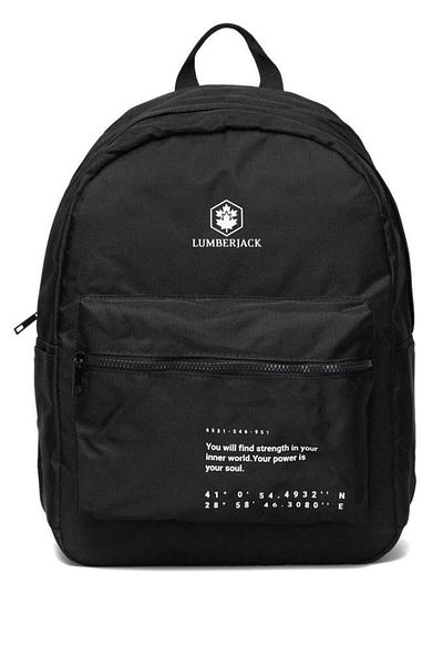 lumberjack Μαύρο σακίδιο πλάτης - 2m Sn930 Avis 2fx Std, 30*42*13 cm