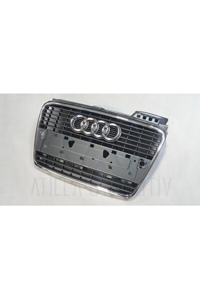 Fabrikasyon Audi A4 B7 8e 2005-2009 Komple Ön Panjur Nikelajlı + Ön Arma