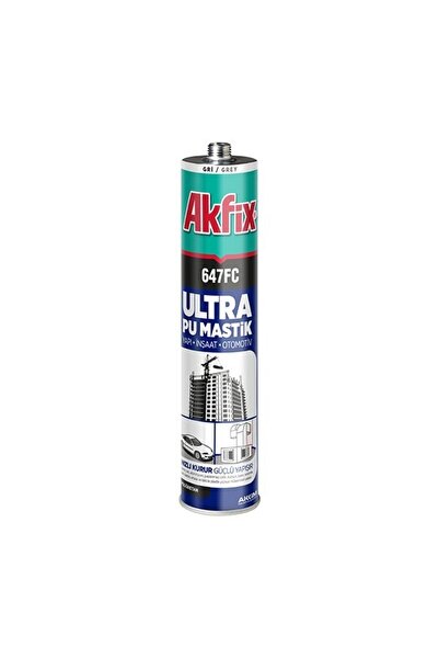 Akfix 647fc Ultra Poliüretan Mastik (yapı - Inşaat - Otomotiv) 600 Ml-gri