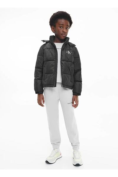 Calvin Klein Siyah Kız Çocuk Mont Ig0ıg01549