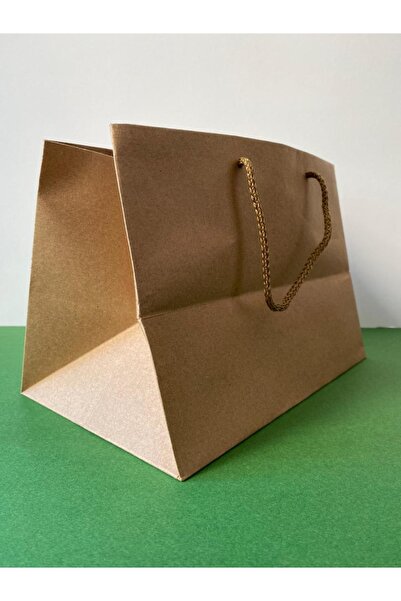 roco paper Kraft Karton Çanta 22*45*h:33 Cm (10'lu Paket)