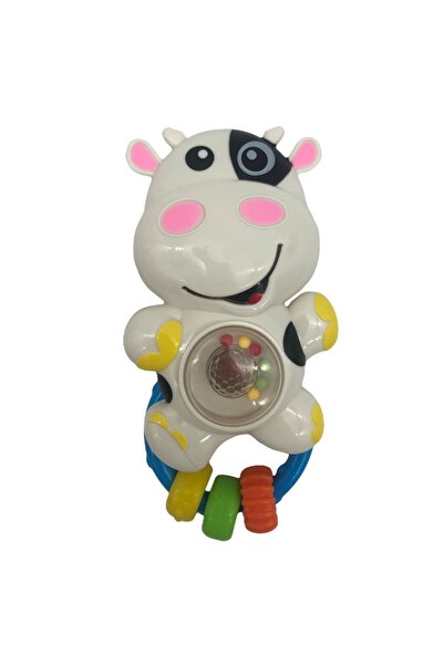 Birlik Oyuncak Babycim Pilli Işıklı Müzikli Ses Efektli Inek Çıngırak
