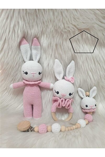 Strodizayn Str Oyuncak Amigurumi Tavşan Set