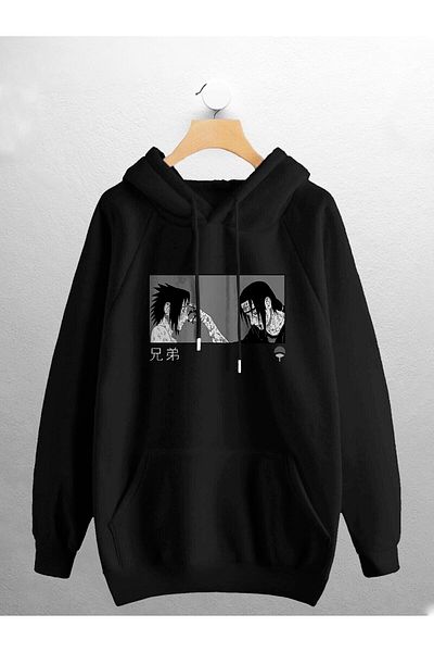 CANDEL Φούτερ με κουκούλα Unisex Uchiha Itachi Naruto Anime