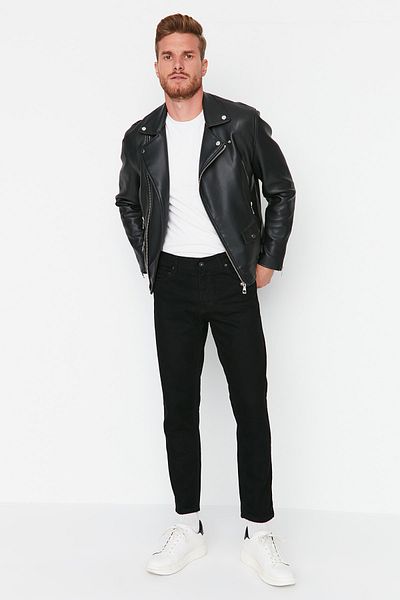 Trendyol Collection Μαύρο 100% βαμβάκι Relax Fit Boyfriend Jeans Τζιν παντελόνι TMNAW23JE00076