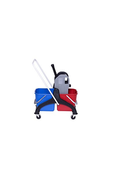 Ermop Prskv-01s Çift Bölmeli Presli Kova Siyah 18 L