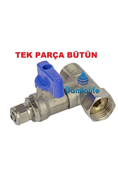 damlalife Su Arıtma Cihazı 3/8 Combo Hat Alma Bağlantı 1/4 Mini Vana