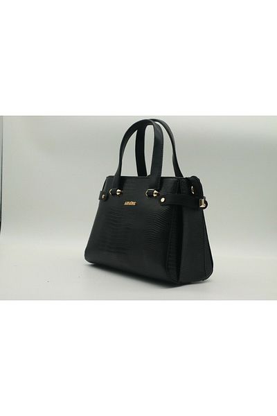 Armine Geanta Femei Armne 172 Black Croco 21x31 Cm