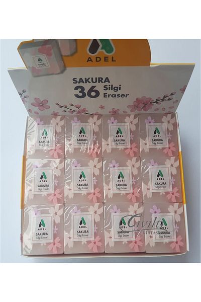 Adel Sakura Eraser 2-pack