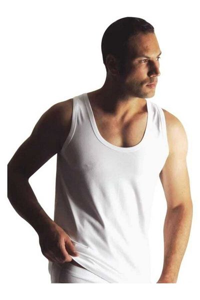 YILDIZ Extra White 100% βαμβακερό μονό ανδρικό φανελάκι