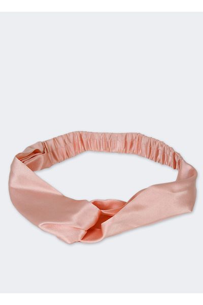 Beauty Pillow 100% Silk Hair Band Pink Color