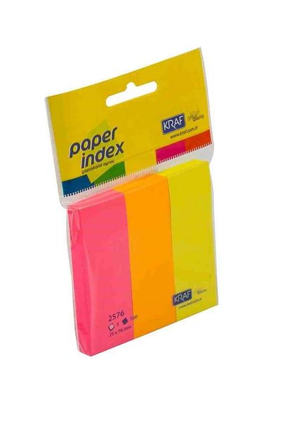 KRAF Post It Brace 3 Colors 25 X 76 mm 2576