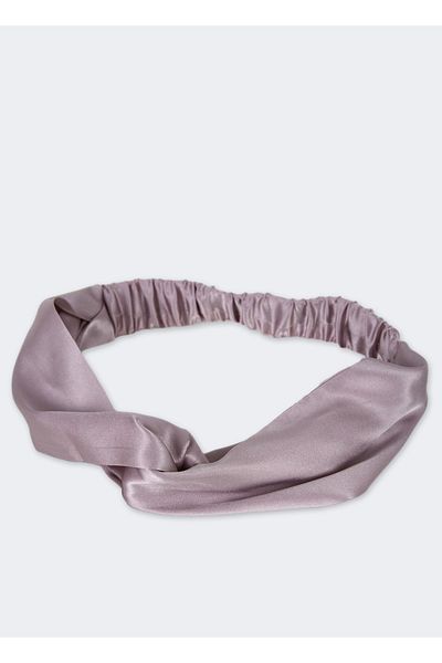 Beauty Pillow 100% Silk Hair Band Lilac Color