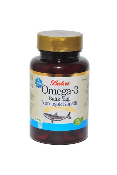 Balen Omega-3 Balık Yağı 100 Kapsül X 650 Mg