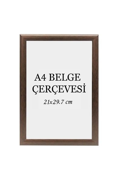 ÖZCANLAR ÇERÇEVE Diploma Frame Document Frame Certificate Photo Frame A4 Single Empty Frame 21x30