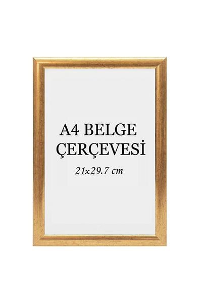 ÖZCANLAR ÇERÇEVE Diploma Frame Document Frame Certificate Photo Frame A4 Single Empty Frame 21x30