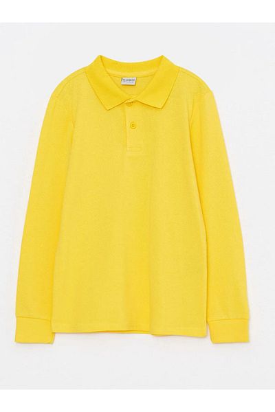 LC Waikiki Polo Neck Basic Long Sleeve Boy's T-Shirt - W20843z4