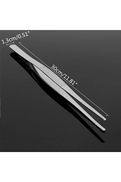 Cook Store 30 Cm Çelik Mutfak Cımbızı Çelik Yemek Cımbızı Aşçı Şef Cımbızı 30 Cm