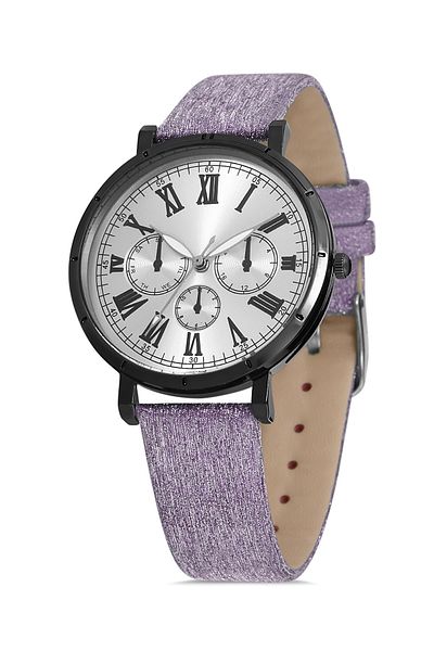 Twelve Leather Strap Women's Wristwatch