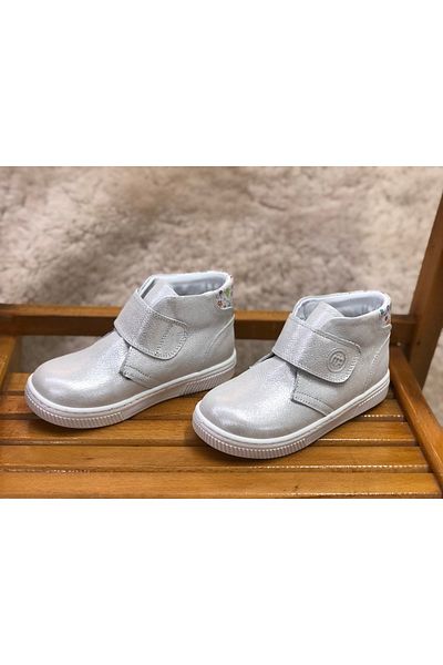Mini Angel Baby Kids Real Leather Ορθοπεδικές Κοντές Μπότες Velcro