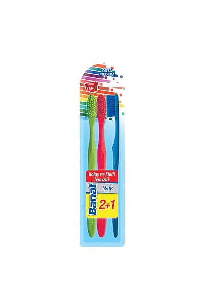 Banat Banat Basic 2+1 Toothbrush