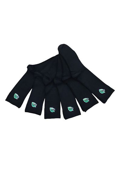 Leement socks Детски 6 чифта бамбукови чорапи, ученически чорапи, безшевни, с високо качество и дебелина на пръстите