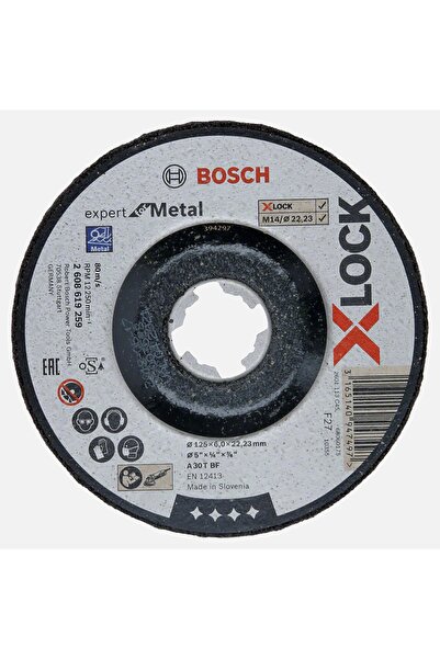 Bosch X-lock 125x6,0 Mm Expert For Metal Taşlama Diski